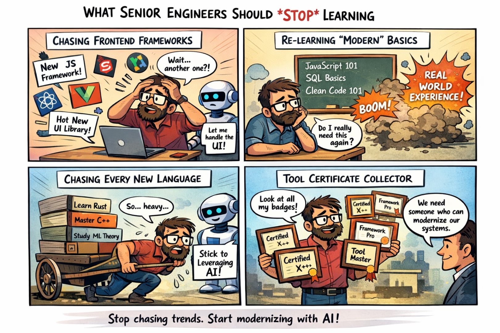 What Senior Engineers Should Stop Learning