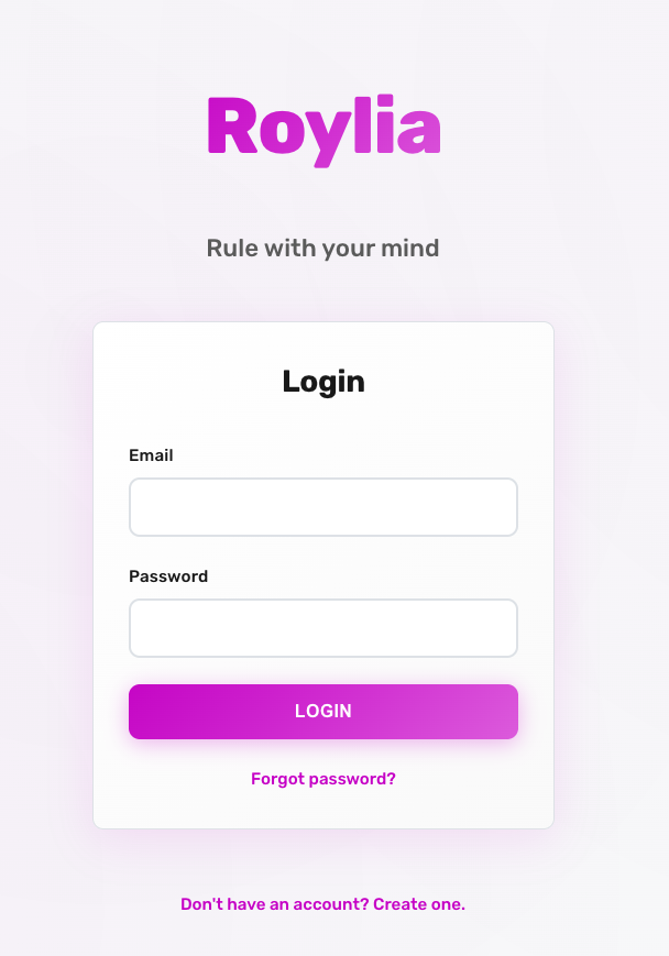 Royalia social network preview